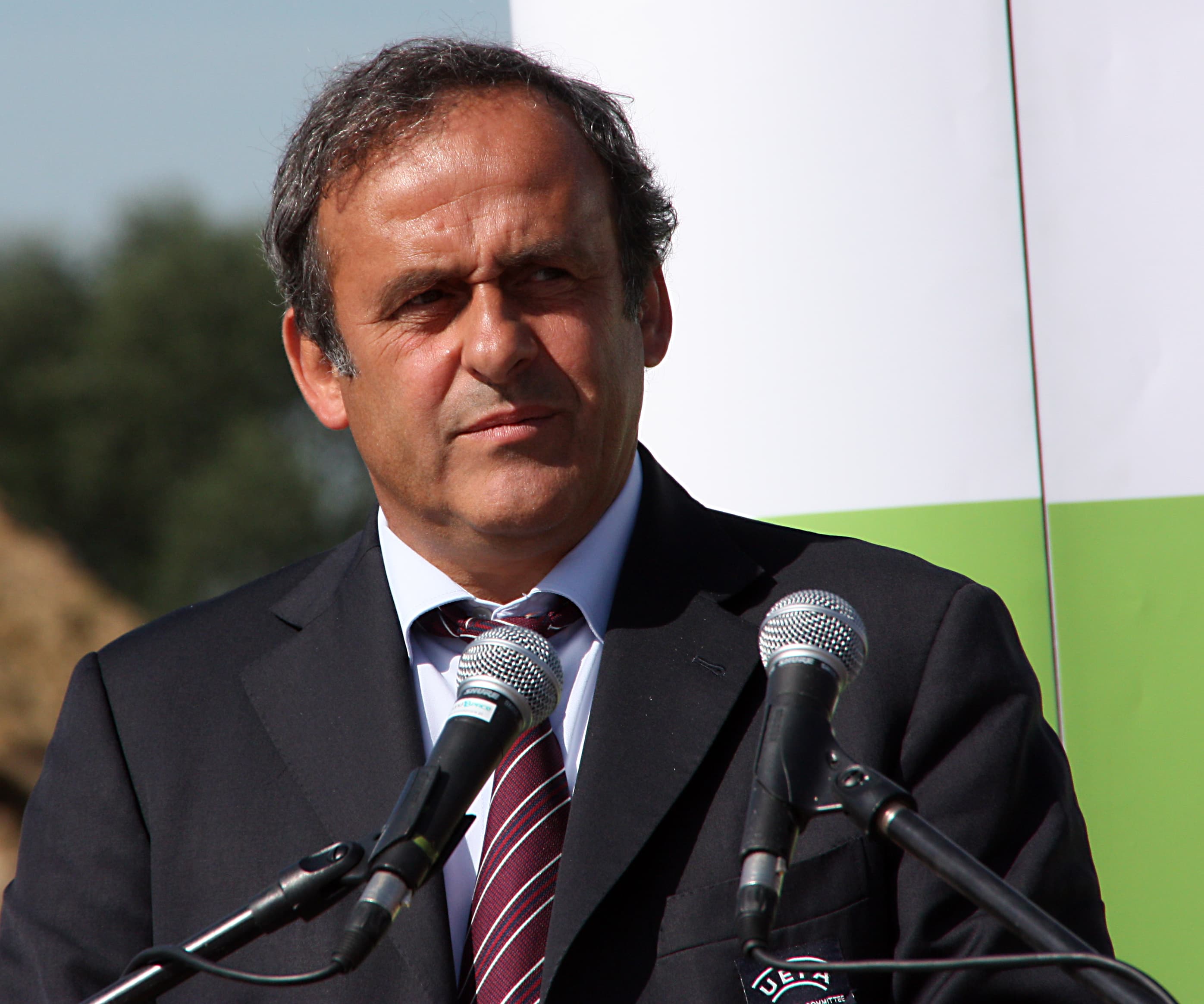 Michel Platini, ancien président de l'UEFA — carrière dissoute dans le scandale FIFA.