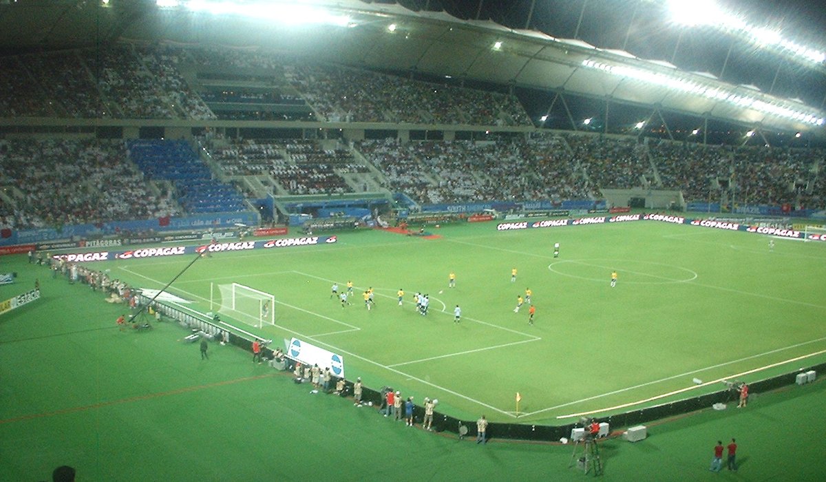 Une rencontre internationale de l'équipe du Brésil.
