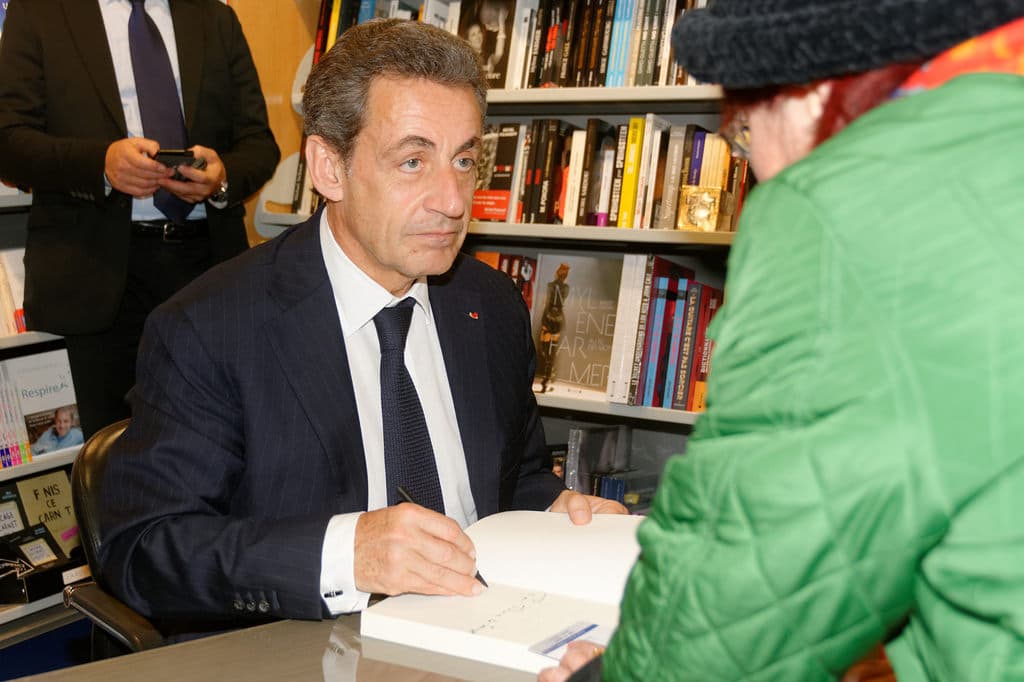 Nicolas Sarkozy en meeting