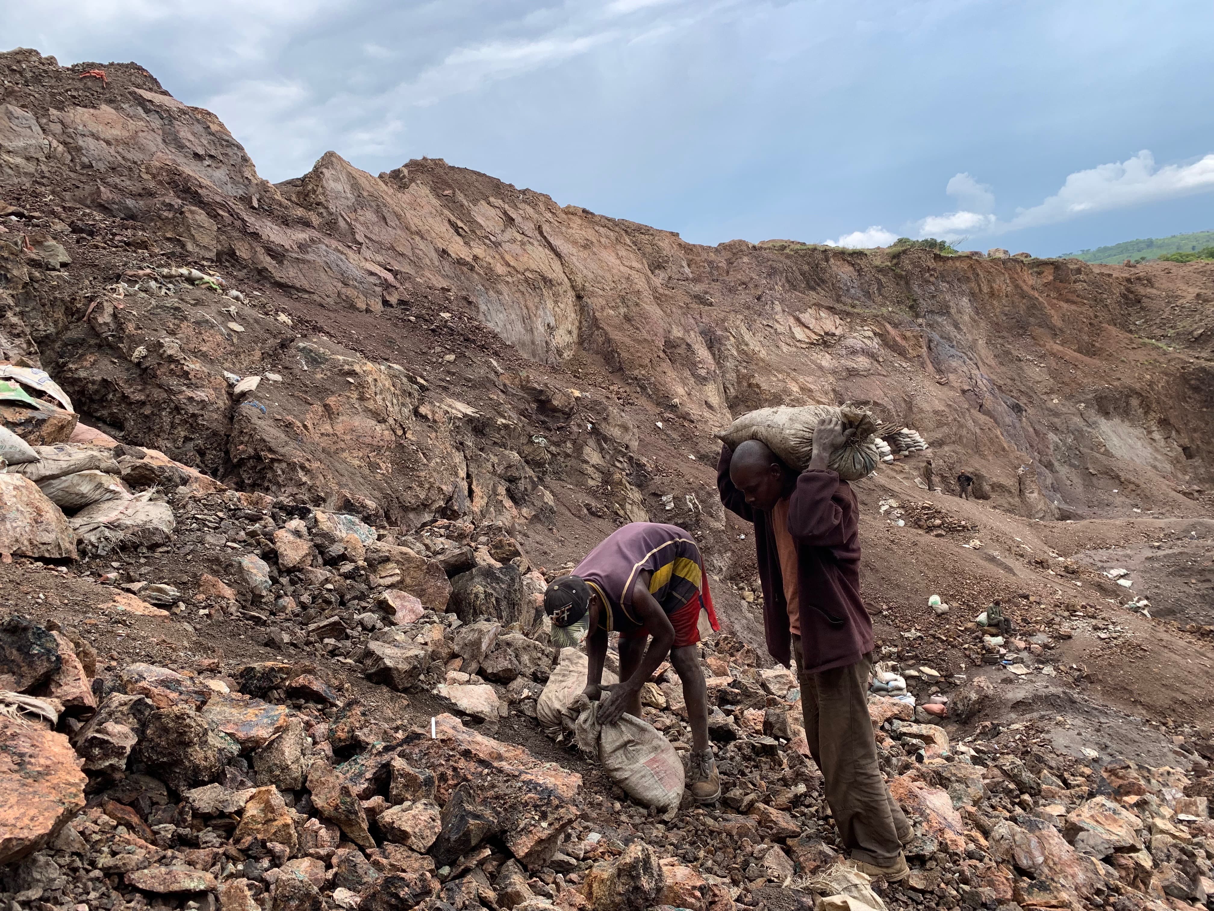 Mineurs artisanaux de cobalt en RDC