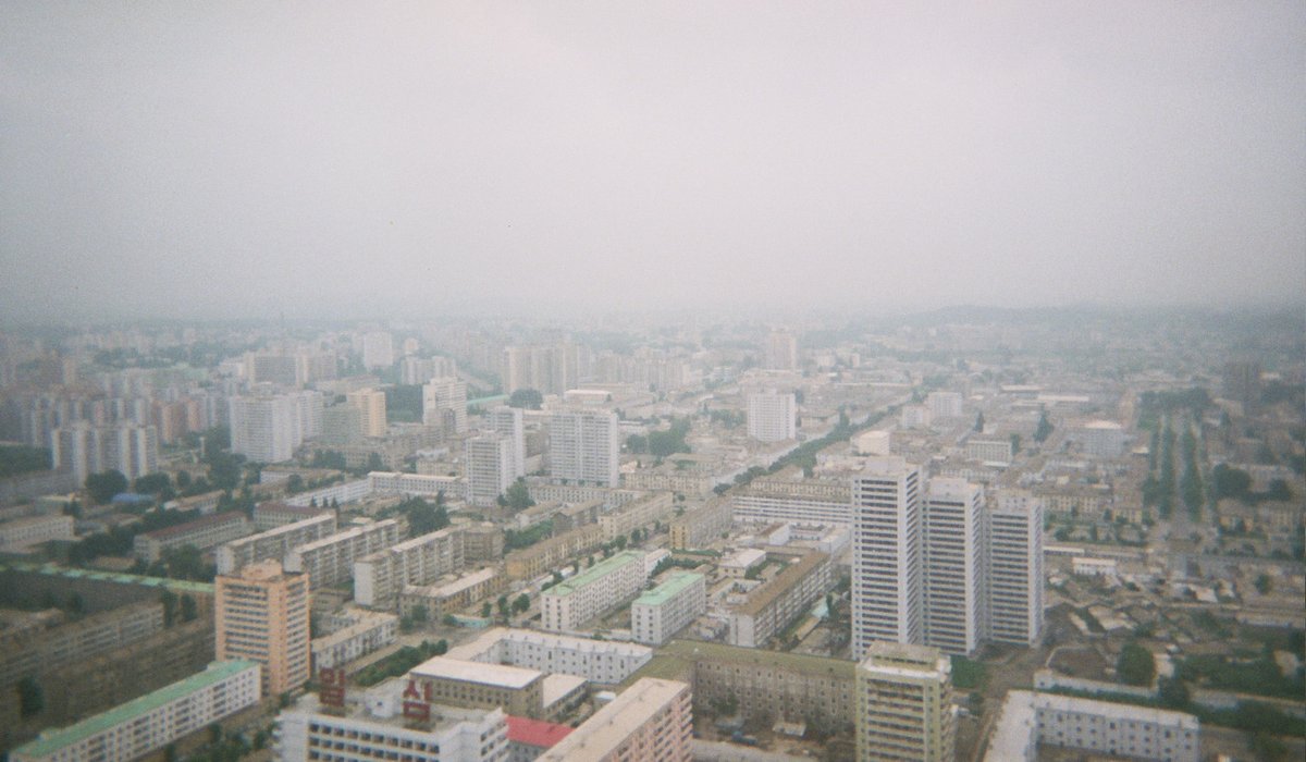 Vue de Pyongyang.