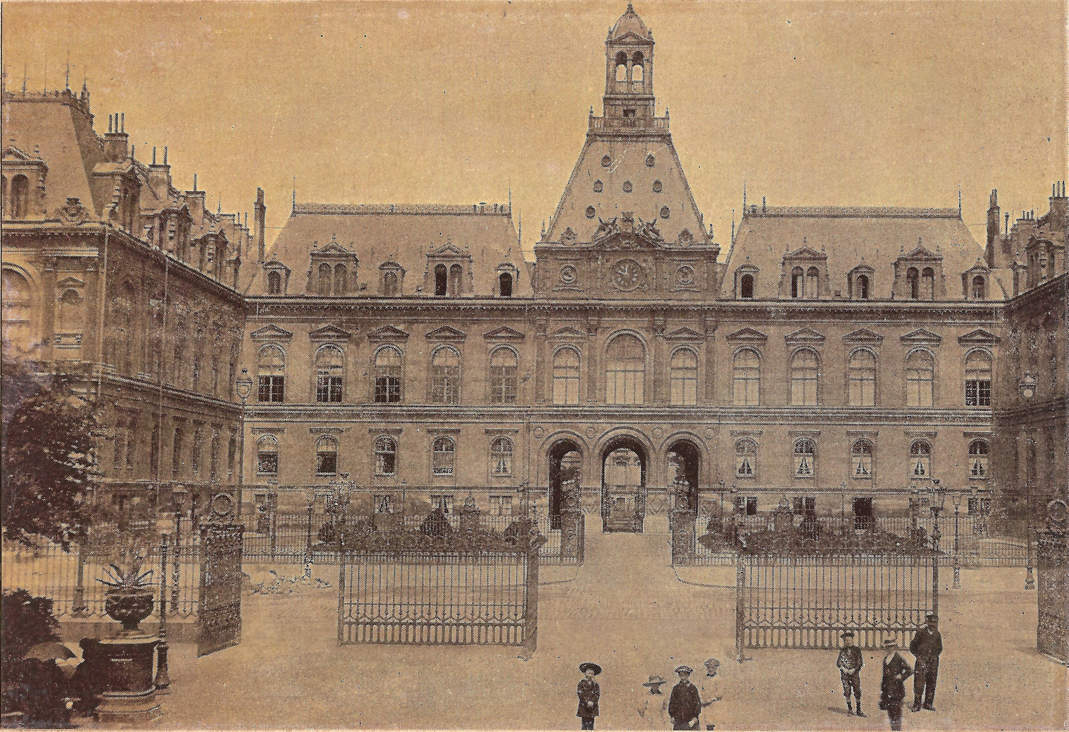 Ancien hôtel de ville du Havre, carte postale ancienne