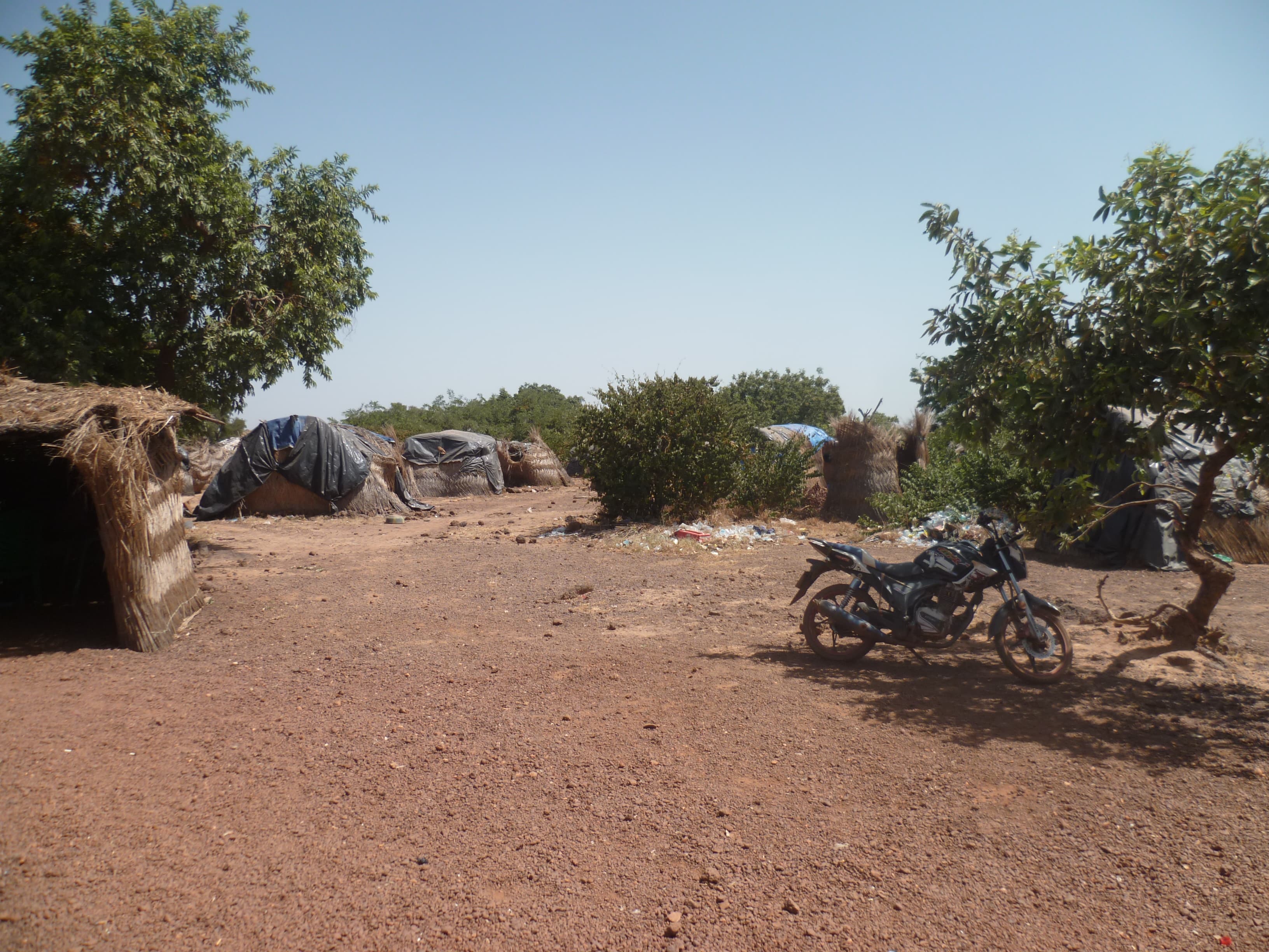 Village d'orpailleurs au Burkina Faso