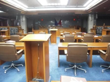 Senate of the Philippines, salle des sessions