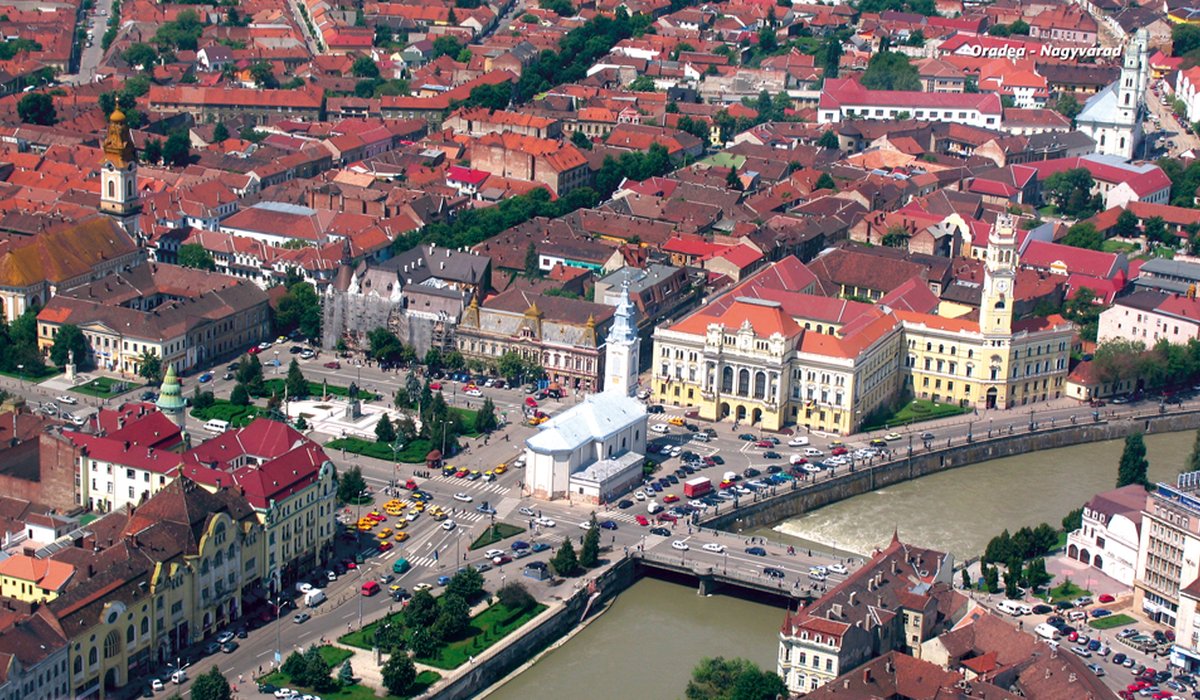 Oradea, chef-lieu du comté de Bihor.